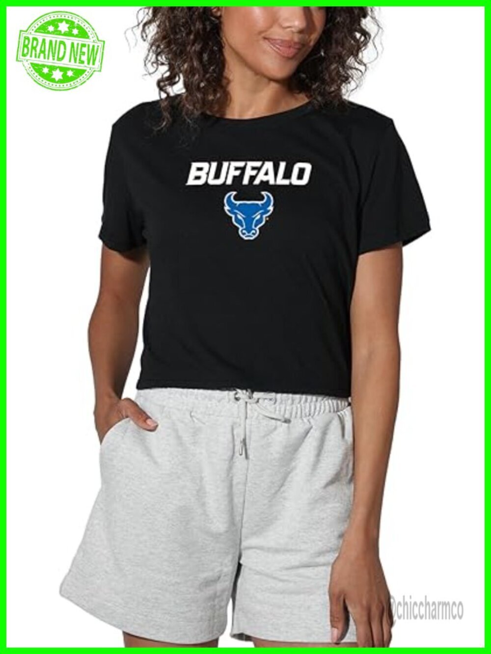 University at Buffalo Women's Crop Top T-Shirt